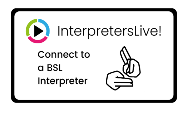 InterpretersLive! Connect to a BSL interpreter